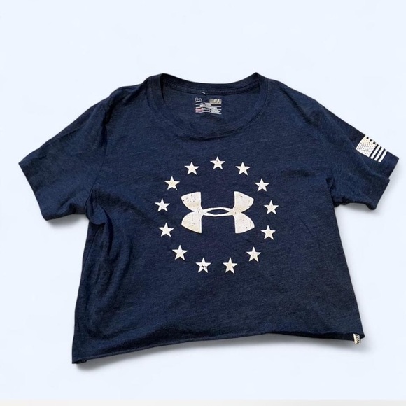 Under Armour Tops - Under Armour Women’s Navy Star Graphic Tee